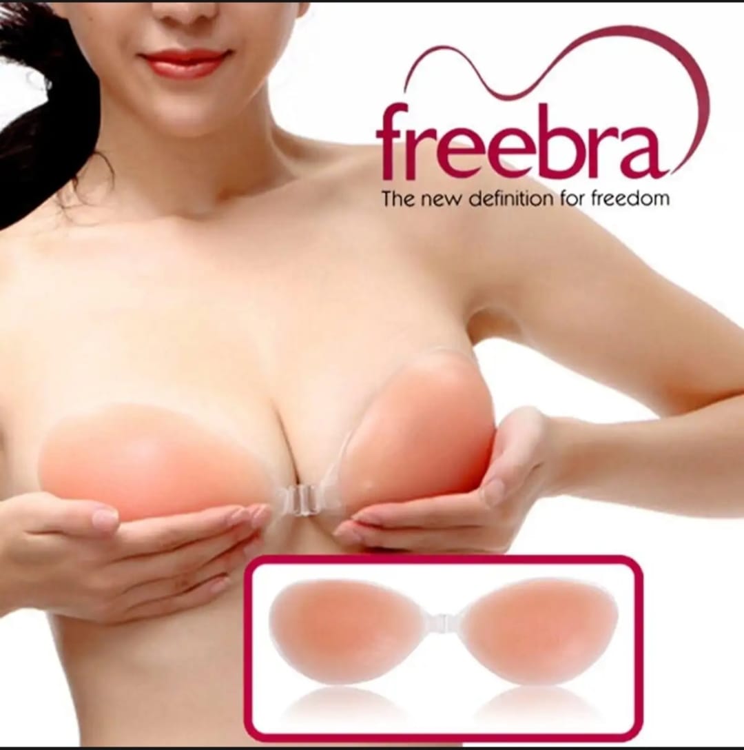 Imported Premium Quality Adhesive Invisible Silicon Bra Reusable Streapless Backless uplift
