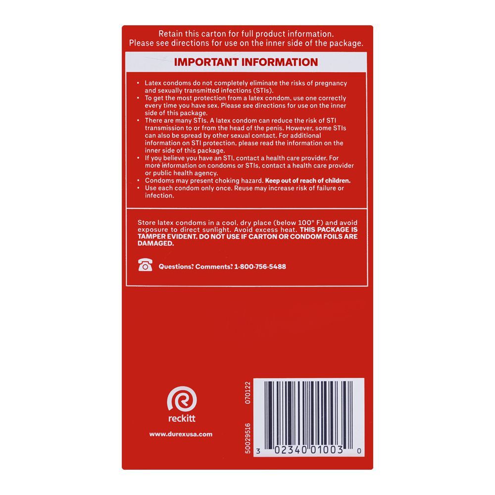 Durex Extra Sensitive Thin Wide Fit Condom 12-Pack