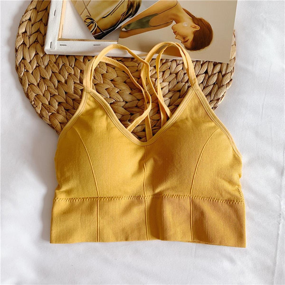 Shockproof Top Women Push up Sport Gym Workout Top Breathable Sports Bra Anti sweat Fitness Top Seamless Bra