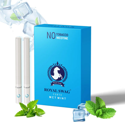 Royal Swag Herbal Mint (MCT) 100% No Nicotine & No Tobacco Cigarettes 1 Packs-20 Sticks
