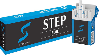 STEP Blue Light Smooth Herbal Cigarettes - 1 Packs-20 Sticks