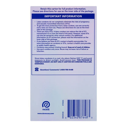 Durex Air Large Wide Fit Ultra-Thin Condom, 10-Pack