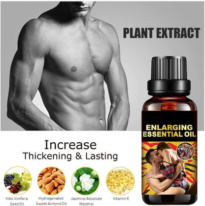 Men Massage Oil for Sex Sexual Enhancement Oil Longer Thicker Penis Energy Massage Essential Oil Sex Men Energy for Care Delay Performance Boost Strength