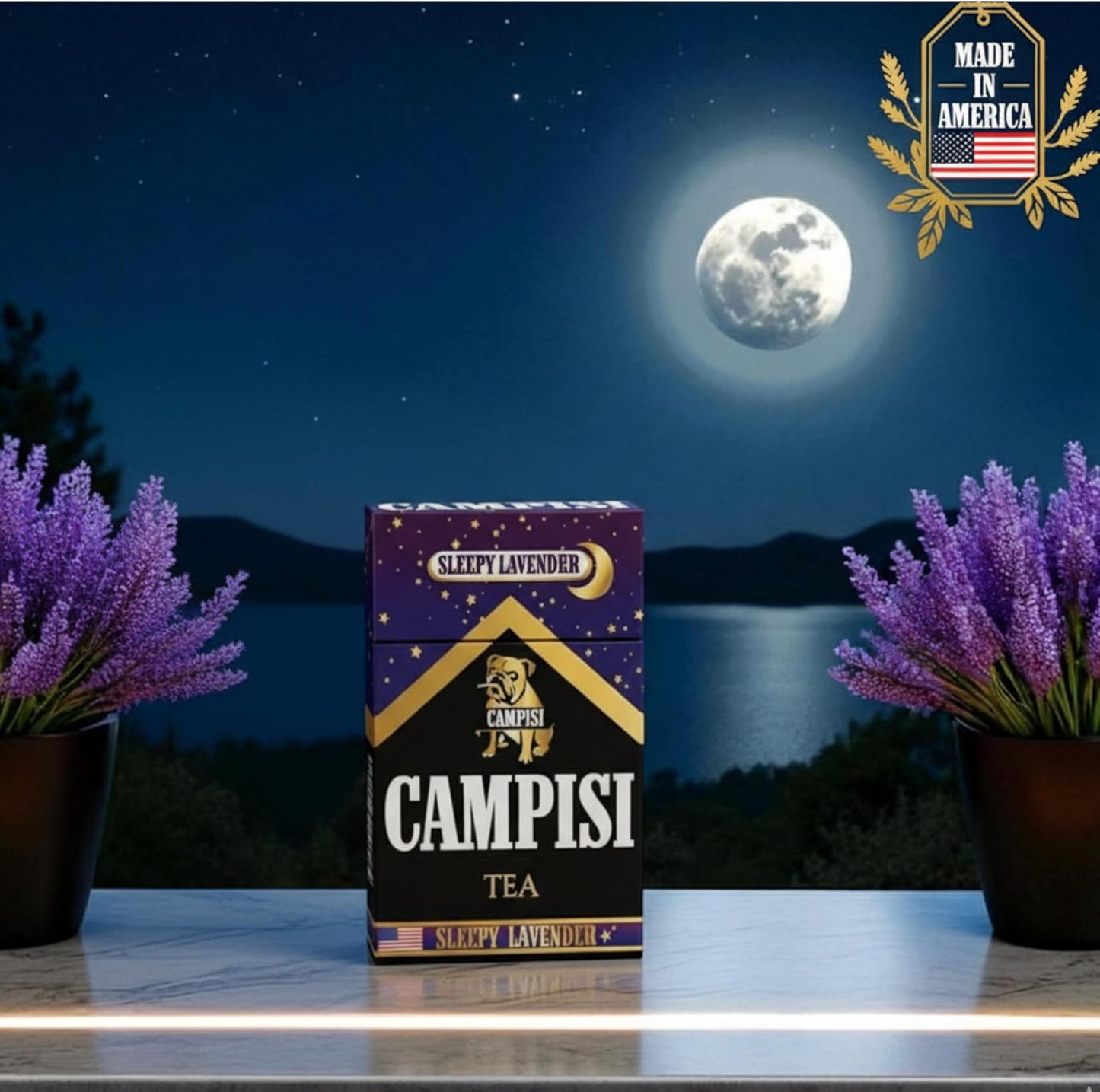 Sleepy Lavender Blend with Valerian Root, Natural Sleep Support, Tobacco-Free, USA Made