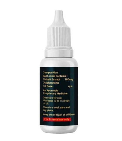 Shilajit Oil for Men Boost Strength Stamina (30 ml)