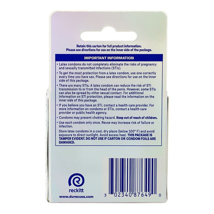 Durex Air Large Wide Fit Ultra-Thin Condom, 3-Pack