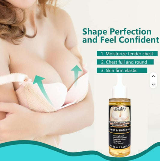 Breast Contouring Oil - Plus & Reduce Formula for Natural Shaping & Slimming Care, Professional Body Care Solution