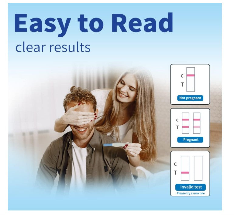 DAVID Pregnancy Test Early Detection HCG Test for Fertility Women, Over 99% Accurate and Reliable Results, Pruebas De Embarazo 6 Days Before Missed Period 6 Count