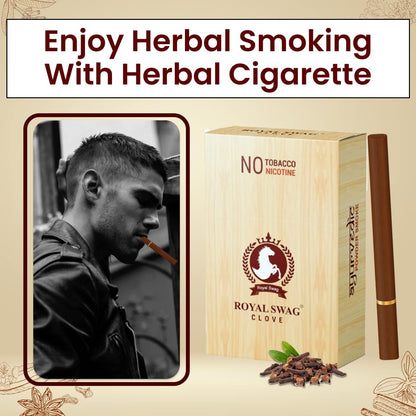 OYAL SWAG Herbal Cigarettes Clove 1 Packs-20 Sticks 100% Tobacco-Free and Nicotine-Free