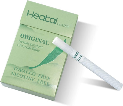 HEABAL Herbal Cigarettes - Tobacco Free, Nicotine Free - Original 1 Packs-20 Sticks