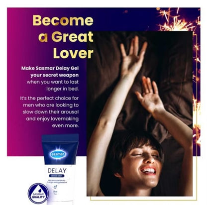 Sasmar Delay Gel Helps Prolong Intimacy 30Ml