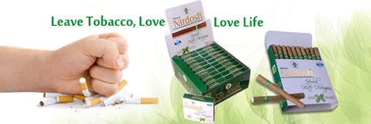 New Nirdosh Tobacco Free Herbal Cigarettes No Nicotine No Tobacco 1 Packs-20 Sticks