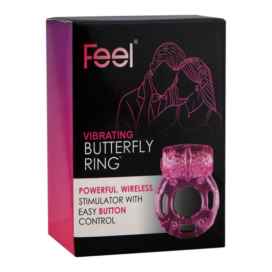 Feel Vibrating Butterfly Ring, Waterproof