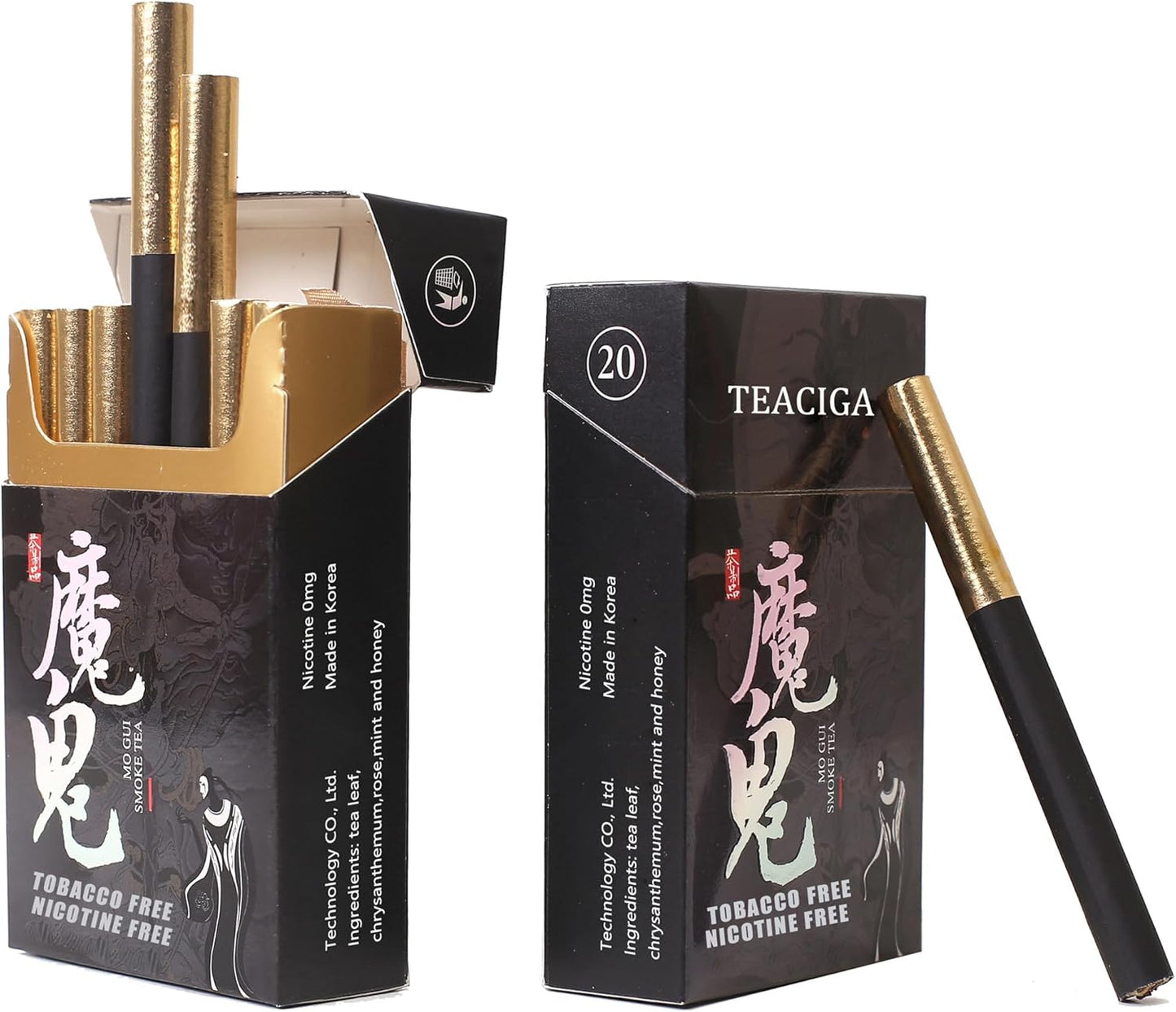 Herbal Cigarettes - Tobacco and Nicotine -1 Packs-20 Sticks Smokes