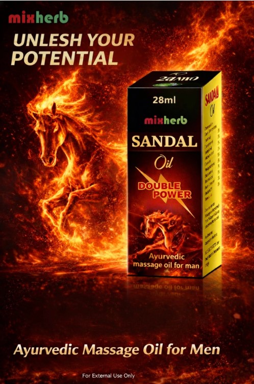 Mixherb Sanda Oli Ayurvedic External Use (28 ml)