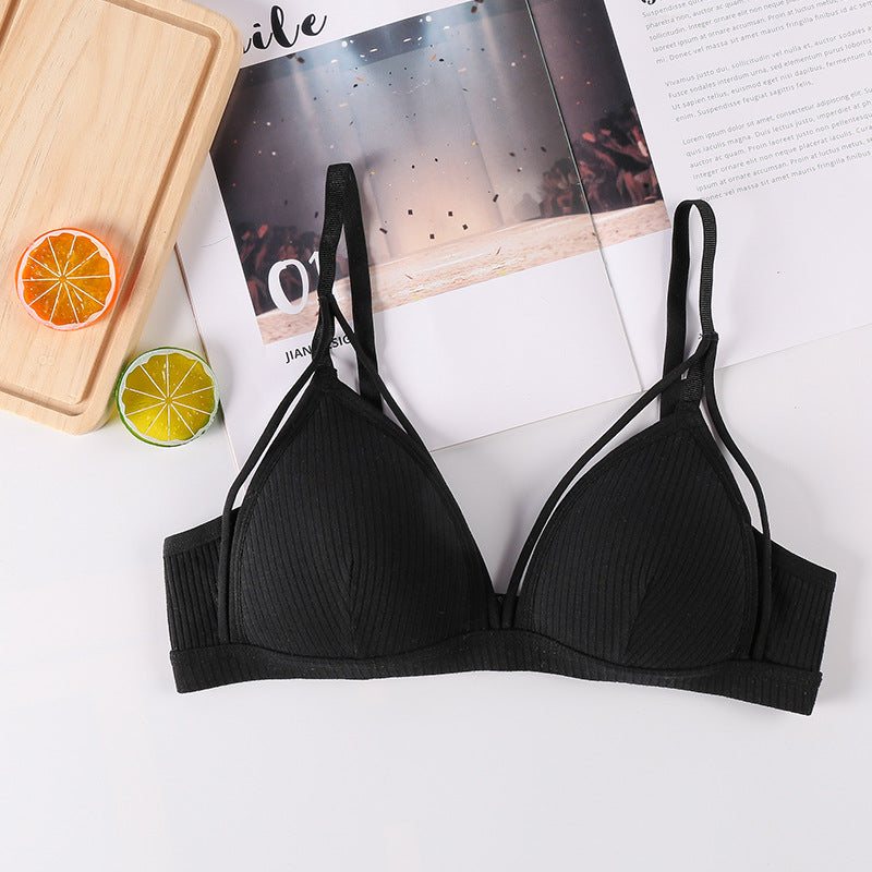 Women's Bra Thin Wireless Underwear Brassiere Sexy Lingerie Push up Bras Padded Soft Bra Crop Top Bralette Female