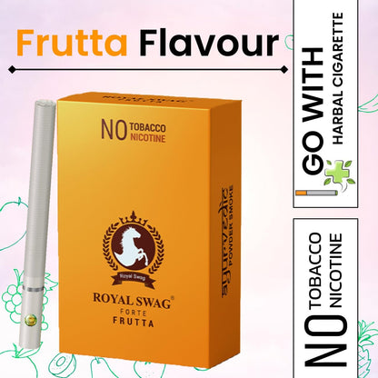 Royal Swag Herbal Cigarettes 05 Flavours - Regular, Clove, Frutta, Mint, and Ginger 100% Tobacco Free & Nicotine Free 1 Packs-20 Sticks