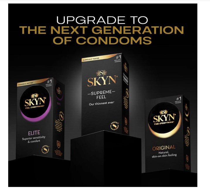 SKYN Extra Studded, 22 Count, Lubricated Latex-Free Condoms, Unique Texture Intensifies Every Moment