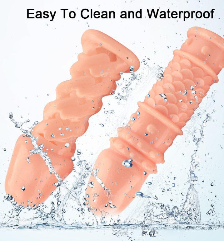 Wolf Teeth Set Two Piece Male Penis Extension Set Sex Condom Masturbator