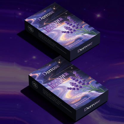 Derrose Lavender Herbal Sticks,Herbal Cigarettes,Nicotine Free and Tobacco Free,Help Stop Smoking,Better Effect When Used with Nicotine Patches,Smoking Cessation Products,1 Packs-20 Sticks
