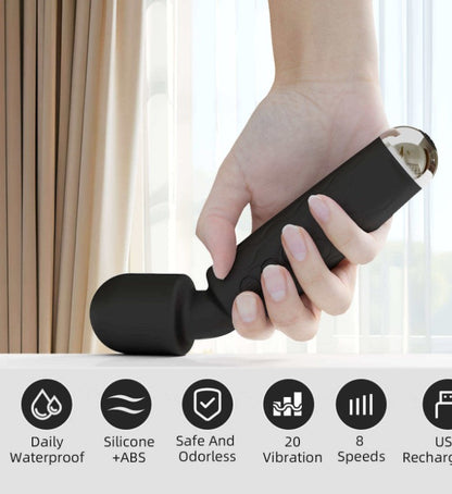 Silicone USB, Powerful Handheld AV Wand Men's and Women's Wireless