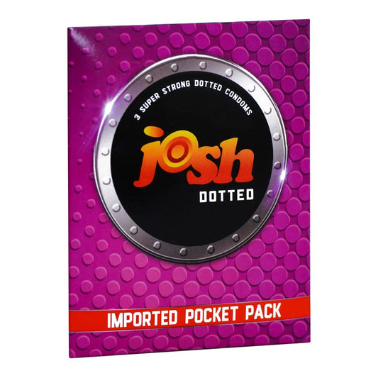 josh Dotted Condom, 3-Pack