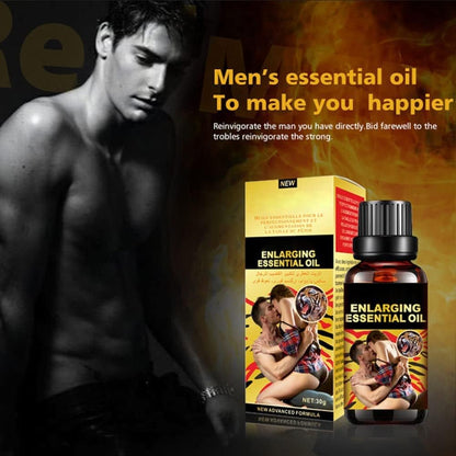 Men Massage Oil for Sex Sexual Enhancement Oil Longer Thicker Penis Energy Massage Essential Oil Sex Men Energy for Care Delay Performance Boost Strength