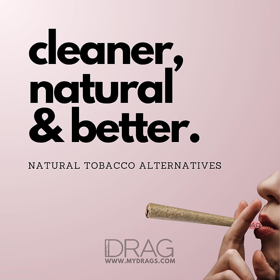 10 Floral pre-Rolled Smokes - Drag - Rose 100% Organic, sourced from The Alpine Forests of The Himalayas Herbal Cigarette