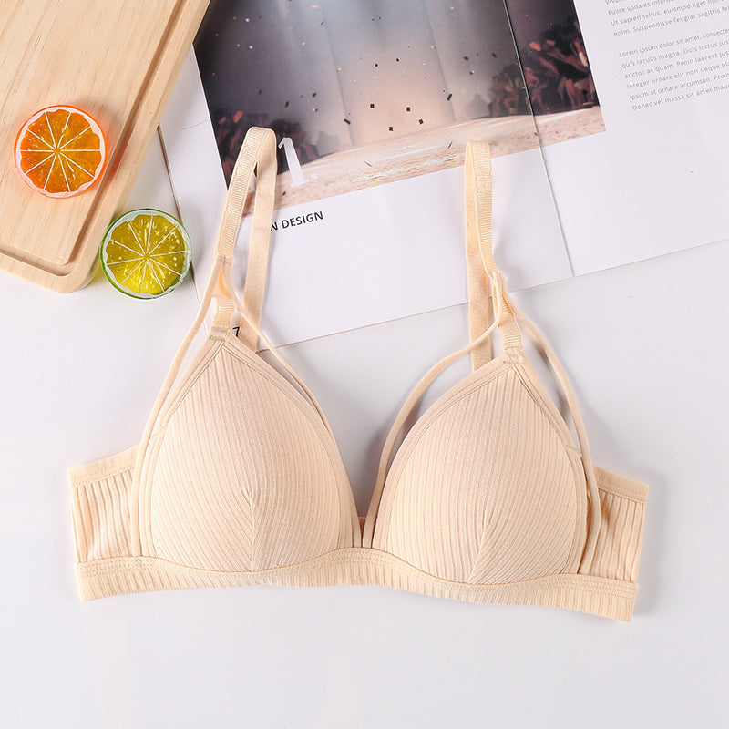 Women's Bra Thin Wireless Underwear Brassiere Sexy Lingerie Push up Bras Padded Soft Bra Crop Top Bralette Female