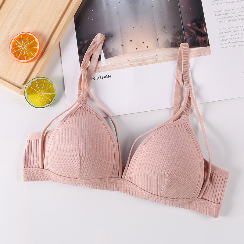 Women's Bra Thin Wireless Underwear Brassiere Sexy Lingerie Push up Bras Padded Soft Bra Crop Top Bralette Female