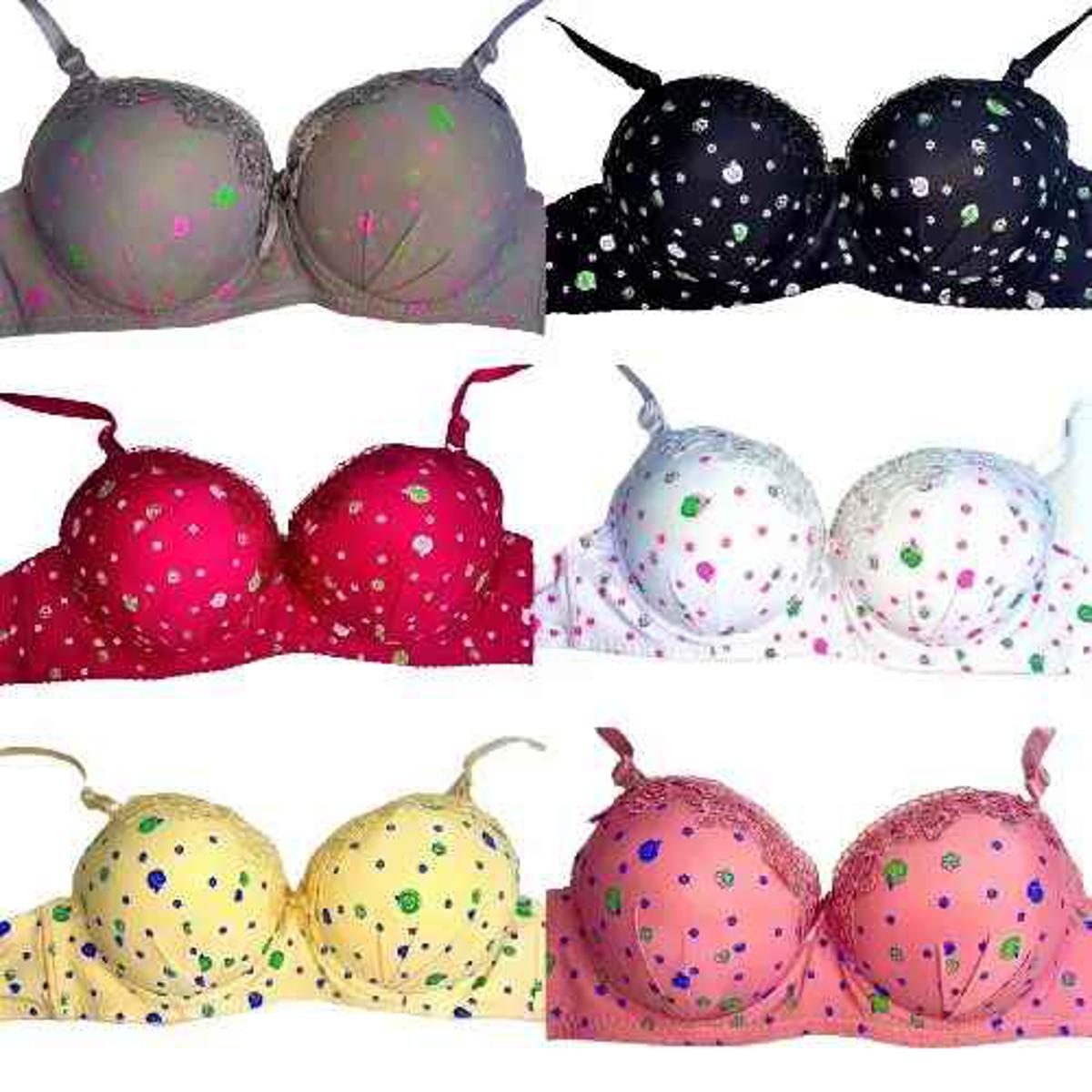 Push up double padded bra fancy comfortable brazzier for girls